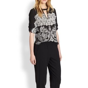 BcbgMaxAzria Ellen long sleeve Top Sz XS